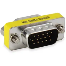 Equip VGA-Kabel Gender Changer 15 pol St/St Gelb