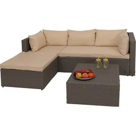 Mendler HWC-O46 Loungeset grau/beige