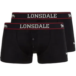 LONSDALE Herren Boxershorts Doppelpack OAKWORTH S