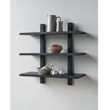 House Doctor Wandregal 100 x 30 x 20 cm Schwarz