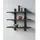 House Doctor Wandregal 100 x 30 x 20 cm Schwarz