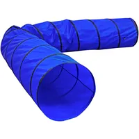 LIONTO Hundetunnel 500 cm blau