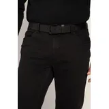 Jp1880 Herrengürtel Leder 4 cm breit schwarz 105