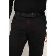 Jp1880 Herrengürtel Leder 4 cm breit schwarz 105