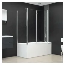 vidaXL Duschabtrennung 120x69x130 cm Hartglas Transparent