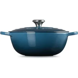 Le Creuset Signature La Marmite Bräter 26 cm deep teal