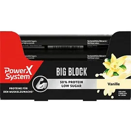Power System Big Block Vanille Riegel 100 g