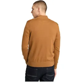 Timberland Mens Cotton YD Full Zip Sweater dark wheat boot XXL