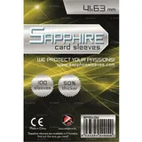 sapphire sleeves 100 SCHUTZHÜLLEN sapphire GELB Kartenhüllen 41 x 63 mm RED GLOVE gelb