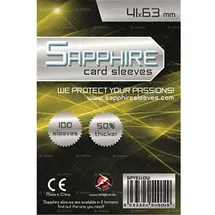 sapphire sleeves 100 SCHUTZHÜLLEN sapphire GELB Kartenhüllen 41 x 63 mm RED GLOVE gelb