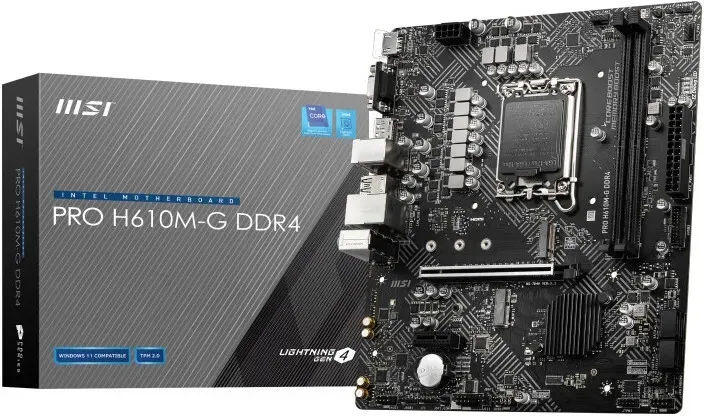 Preisvergleich Produktbild MSI Pro Pro H610M-G DDR4 Mainboard Mainboard