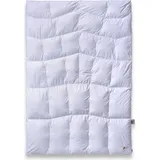 SCHLAFKÖNIG Daunen Bettdecke SCHLAFKÖNIG ® - 155x220 - EXTRA WARM - 100 % 1A Daunen Klasse 1 BodyComfort-S - Weiß