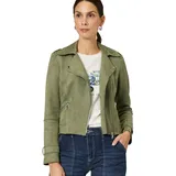 Zero Velourslederjacke mit Reißverschluss Pale khaki), | Gr.: 36