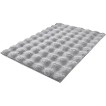 KLEINE WOLKE Badteppich Cloud 70 x 120 cm Polyester Silber