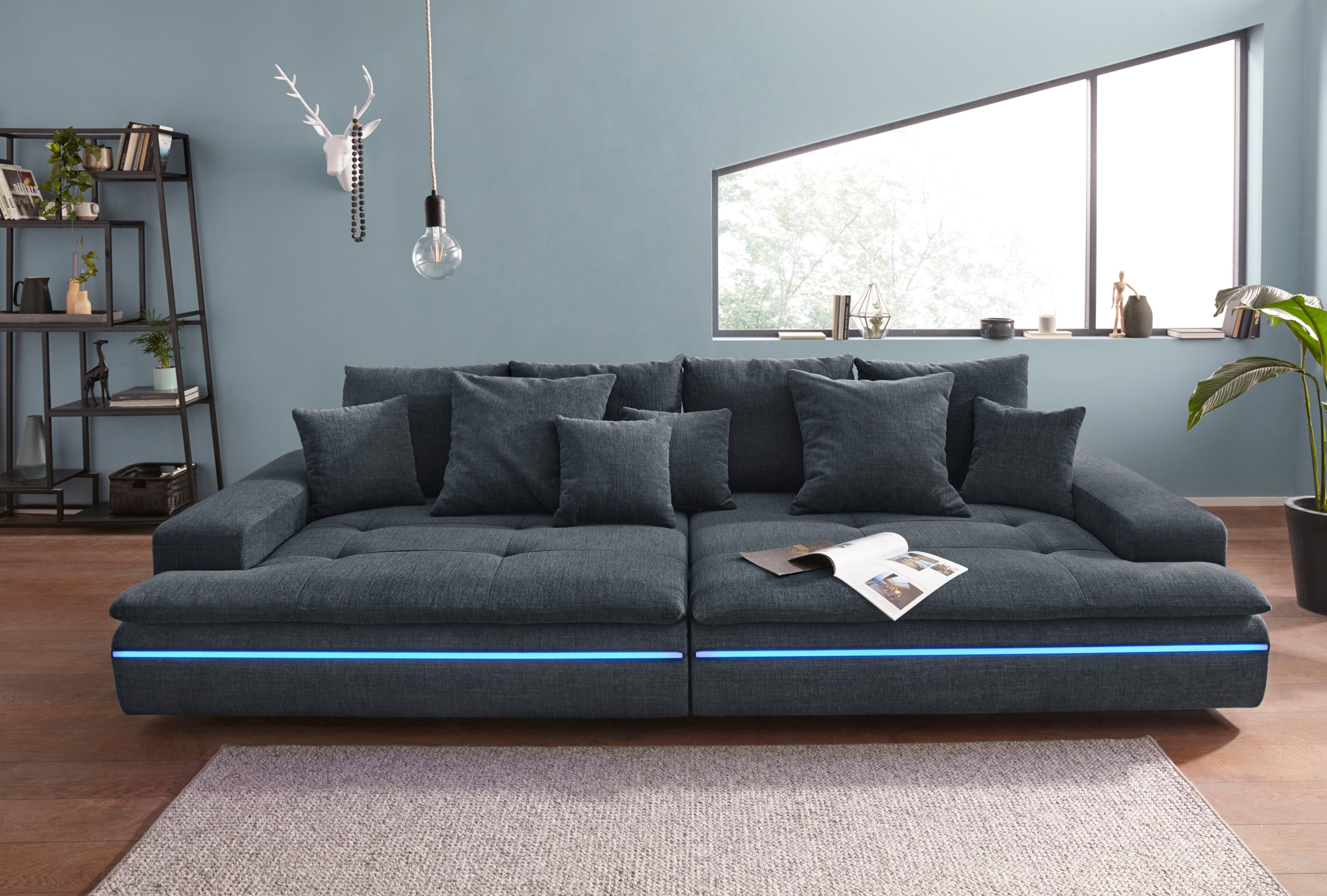 Mr. Couch Big-Sofa »Haiti« Mr. Couch blaugrau