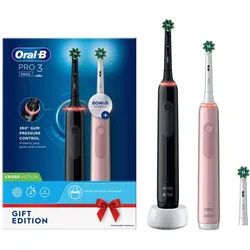 Oral-B Pro 3 3900N Gift Edition, Erwachsener, Rotierende-vibrierende Zahnbürste,
