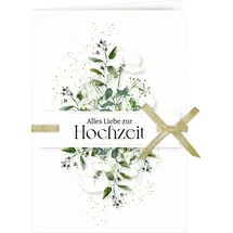 Coppenrath Verlag Grußkarte mit Kuvert – Alles Liebe zur Hochzeit: