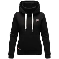 Marikoo Kapuzenpullover "Chihiroo", Damen, Gr. M, schwarz, Obermaterial: 80% Baumwolle, 20% Polyester, Futter&Wattierung: 100% Polyester, Pullover, Kapuzenpullover mit warmem Innenkragen