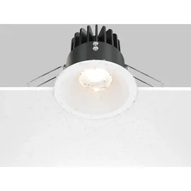 Maytoni Zoom LED Downlight 12W rund dimmbar Weiss Aluminium IP65
