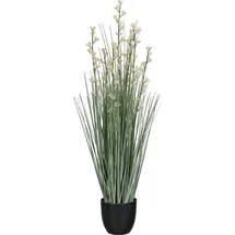Creativ green Kunstgras CREATIV GREEN "Gras Juncus", grün, H:60cm, Kunststoff, Kunstpflanzen, mit zarten Blüten