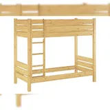 Erst-Holz Hochbett 90 x 220 cm braun