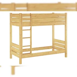 Erst-Holz Hochbett 90 x 220 cm braun