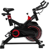 AsVIVA S11 Indoor Cycle Speedbike I eingebauter Fitnesscomputer I manuell verstellbarer Widerstand I leiser Riemenantrieb I 18 kg Schwungscheibe I Ausdauertraining I Max. Gewichtsbelastung 120 kg