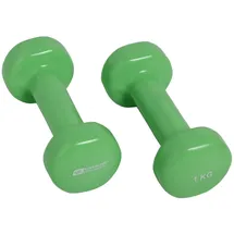 Schildköt Fitness Fitness Vinyl Hanteln 2er Set grün