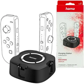 Hama Joy-Con 4-fach Ladestation Schwarz Nintendo Switch