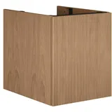 neoro n50 Unterschrank B: 40 cm mit 1 Auszug, mit profilierter Eichenfront, BN0430PO,