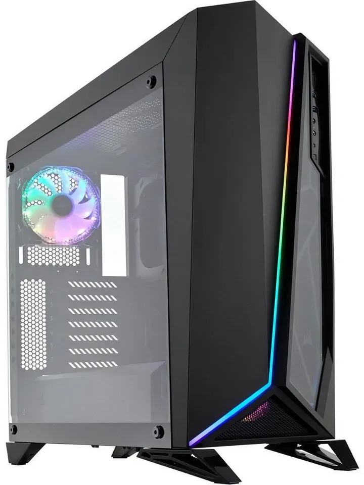 Corsair PC-Gehäuse CORSAIR Carbide SPEC-OMEGA RGB Midi Tower Gaming Gehäuse TG Seitenf...