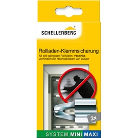 SCHELLENBERG Rollladen-Klemmsicherung Mini/Maxi, 2 Stück),