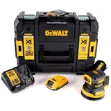 DeWalt DCW 210 D1 Akku Exzenterschleifer Brushless 18V 12.000U/min 125 mm + 1x Akku 2,0 Ah + 1x Schnellladegerät in TSTAK