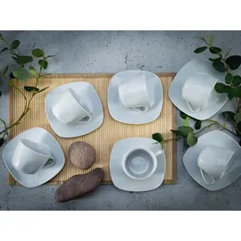 CreaTable Square Kaffeeservice 12-tlg. weiß