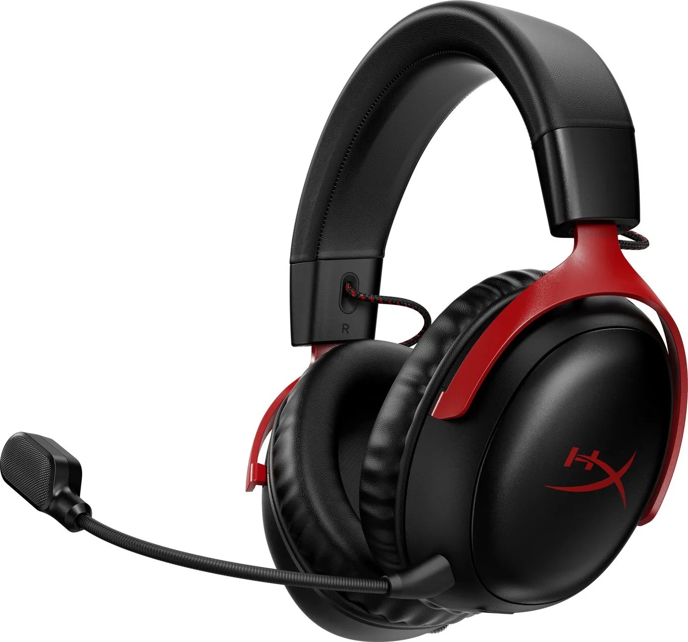 HyperX Cloud III Wireless Gaming-Headset (Geräuschisolierung, Wireless) rot|schwarz