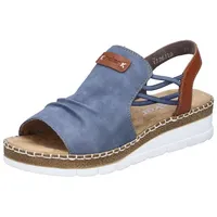 Rieker Sandalen in Blau/Braun | Gr.: 39