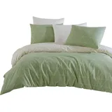 Traumschlaf Bettwäsche West in grün • 2x 80x80 cm,