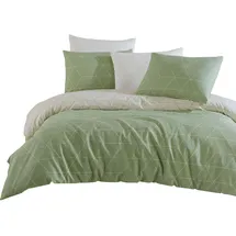 Traumschlaf Bettwäsche West in grün • 2x 80x80 cm,