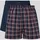 götzburg 1889 Boxershorts kariert blau XXL 2er Pack