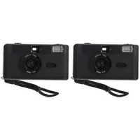 SOLUSTRE 2 STK Filmkamera Tragbarer Kamerafilm Für Abs-Vintage- Retro-Foto Wiederverwendbare Abs- Wiederverwendbare Reise Macaron Reisen Eingebaut PVC