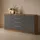 borchardt Möbel Oliva 166 x 78 x 35 cm Beige / Grau