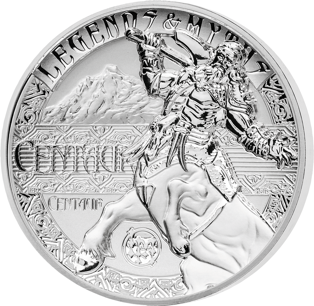 Silber-Gedenkmünzen Set ''Legenden und Mythen'' mit ''Double-High-Relief''-Technik