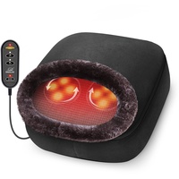Snailax Shiatsu Fußmassagegerät mit Wärmefunktion, Fußwärmer mit 2-in-1 Kneading Fussmassage, Rückenmassagegerät, elektrisch Massagegeräte für Entspannung, Geschenke für Männer/Frauen/Mama/Papa