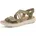 Coshy Damen Sandalen flach mit Klettverschluss Vegan 38 EU