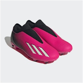 adidas X SPEEDPORTAL.3 LL FG Sneaker, Team Shock pink 2/Zero met./core Black, 44 2/3 EU