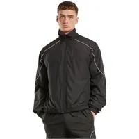 URBAN CLASSICS Piped Panel Trainingsjacke - Black - XL