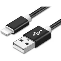 Reekin USB-A auf Lightning 1 m Schwarz