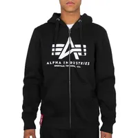 Alpha Industries Basic Reißverschlusspullover Black 3XL