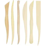 Creativ Company Modellierholz-Set, L 15 cm, 6 Stk
