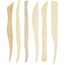 Creativ Company Modellierholz-Set, L 15 cm, 6 Stk